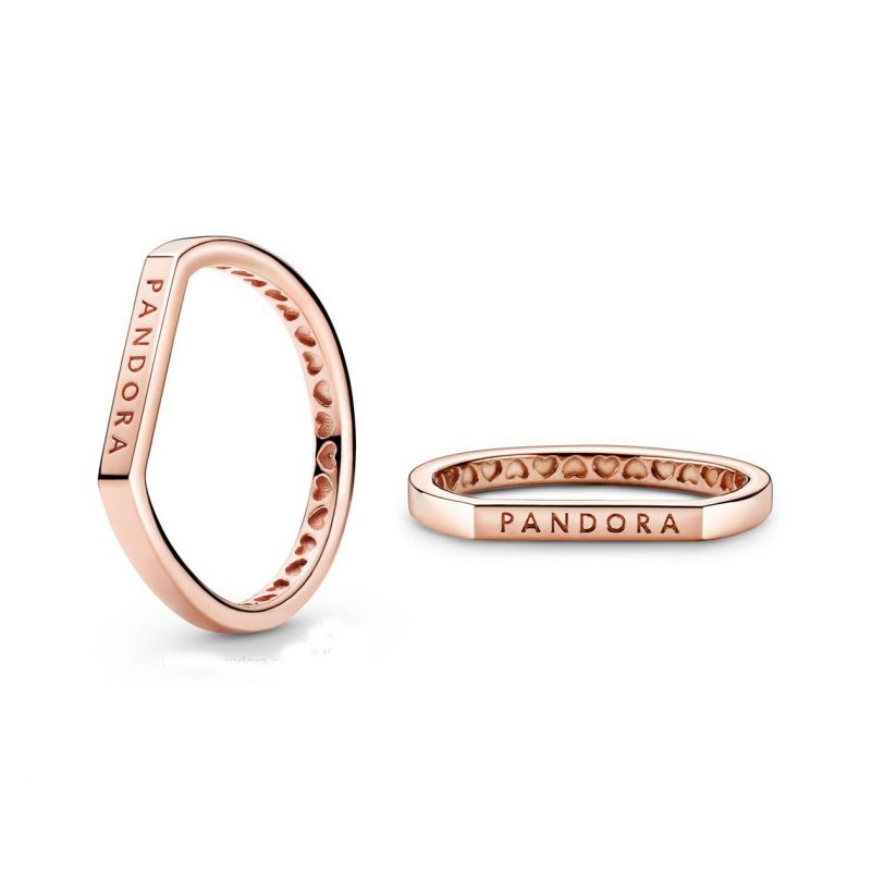 Anillo barra con Logo rosé 189048C00 | Joyería River