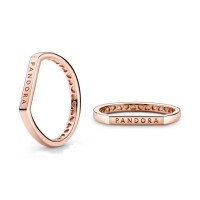 Anillo barra con Logo rosé 189048C00 | Joyería River