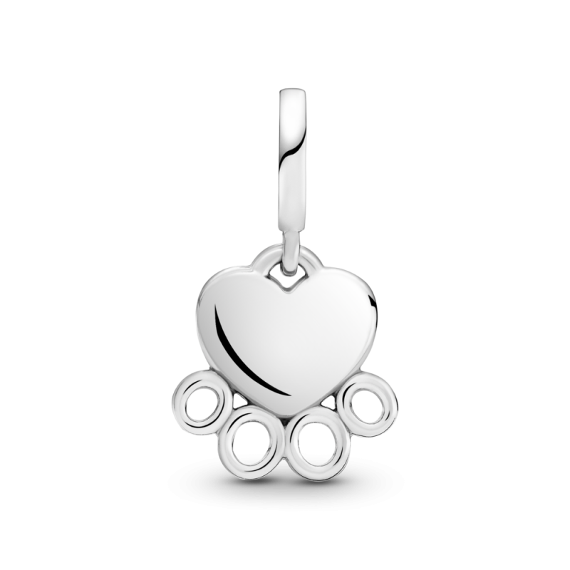 Charm Colgante en plata de ley Corazones y Patas 799360C00 | Joyerí...