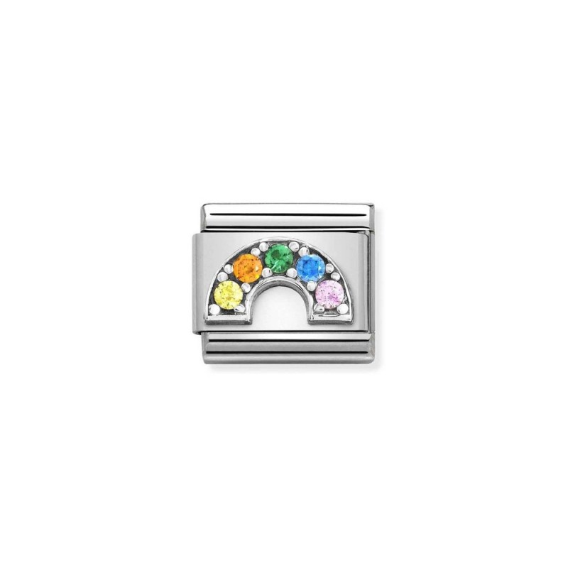 Link Acero y Plata " Arco Iris" 330323 01 | Joyería River