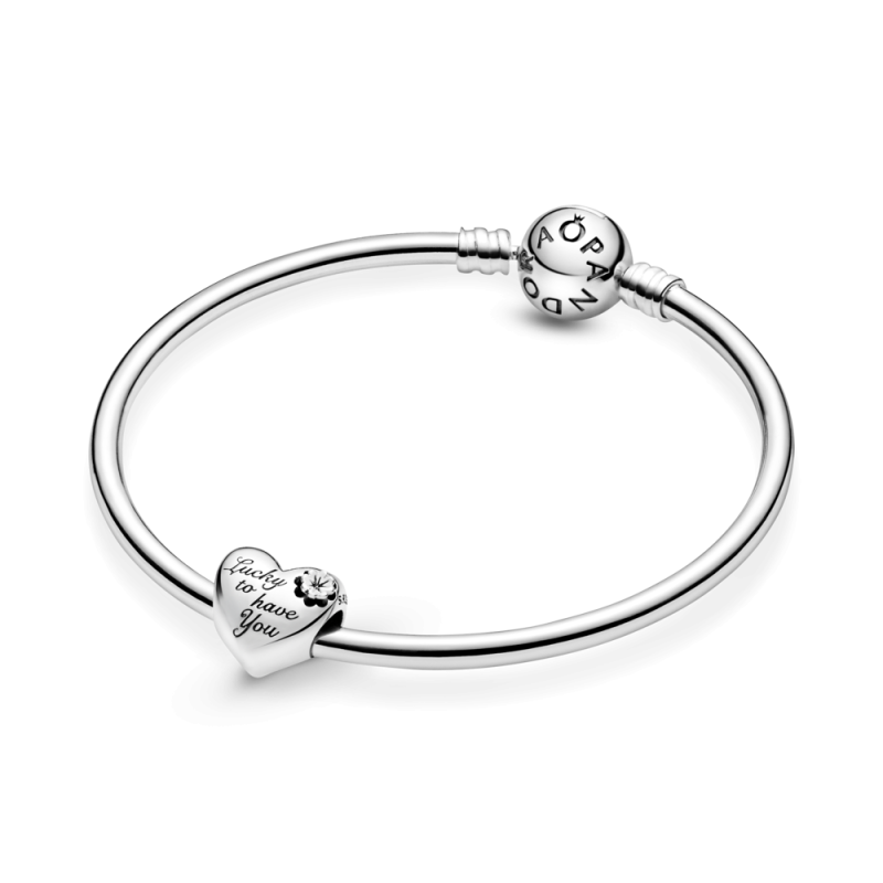 Charm plata Corazón & Trébol 799364C00 | Joyería River