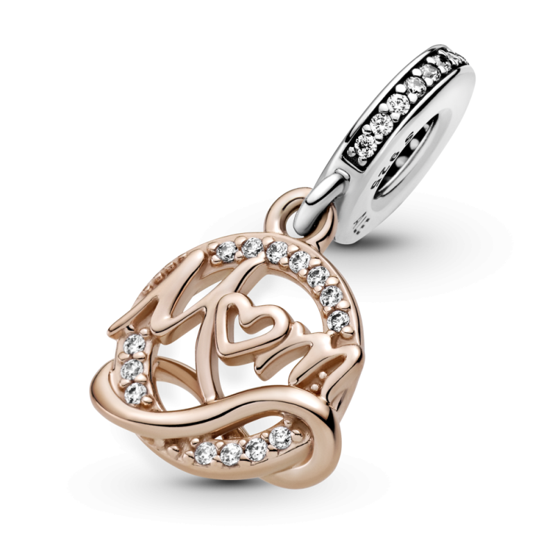 Charm Colgante en plata de ley y Pandora Rose Madre 789374C01 | Joy...