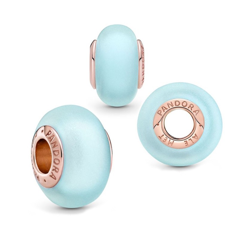 Charm en Pandora Rose Cristal de Murano Azul Mate 789420C00 | Joyer...