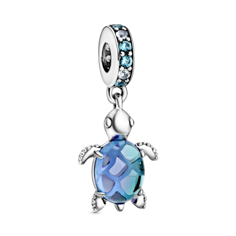 Charm Colgante plata Tortuga Marina con Murano 798939C01 | Joyería ...