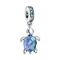 Charm Colgante plata Tortuga Marina con Murano 798939C01 | Joyería ...