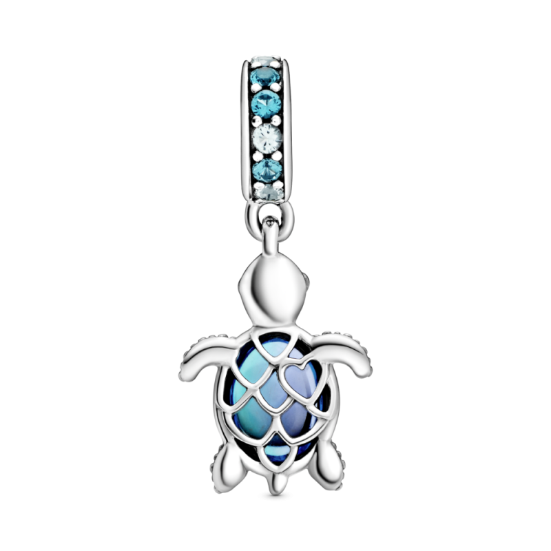 Charm Colgante plata Tortuga Marina con Murano 798939C01 | Joyería ...