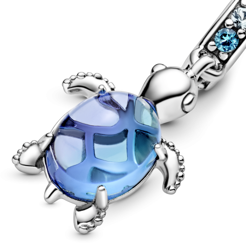Charm Colgante plata Tortuga Marina con Murano 798939C01 | Joyería ...