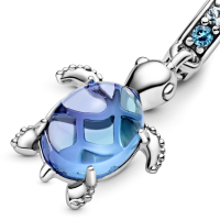 Charm Colgante plata Tortuga Marina con Murano 798939C01 | Joyería ...