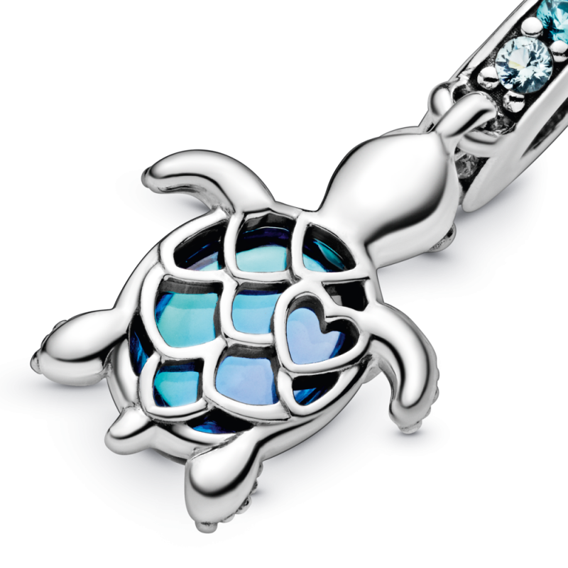 Charm Colgante plata Tortuga Marina con Murano 798939C01 | Joyería ...