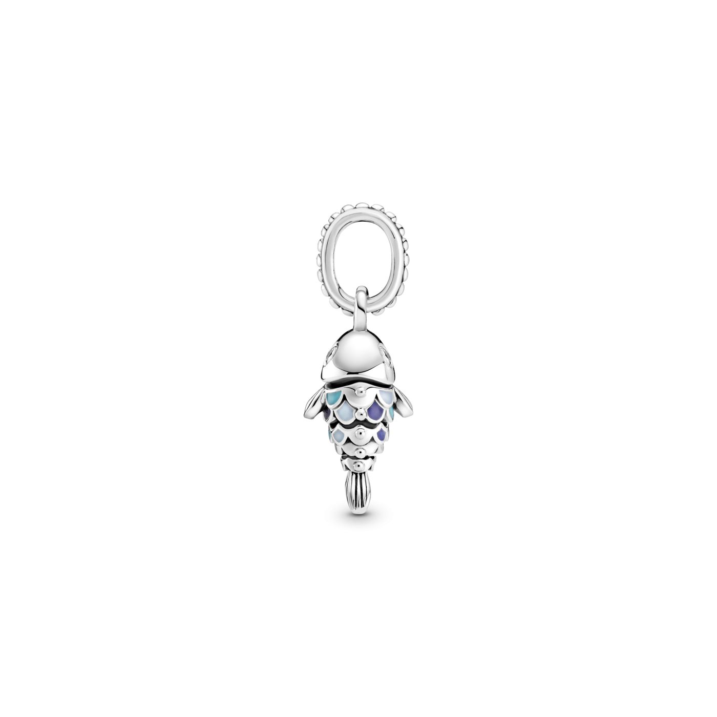 Charm Colgante plata Pez Escamas Azules 799428C01 | Joyería River