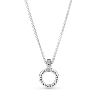 Collar Colgante Doble Círculo 399487C01-45 | Joyería River