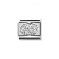 Link Nomination Acero y Plata " Pavé Circonitas" 330308 01 | Joyerí...