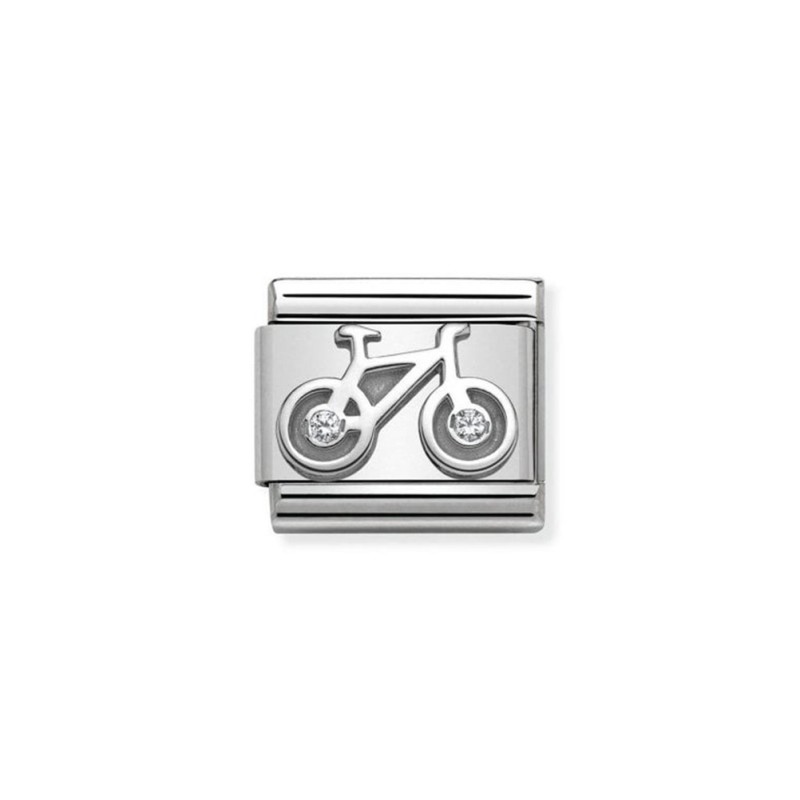 Link Nomination Acero y Plata "Bicicleta" 330311 04 | Joyería River