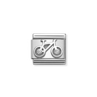 Link Nomination Acero y Plata "Bicicleta" 330311 04 | Joyería River