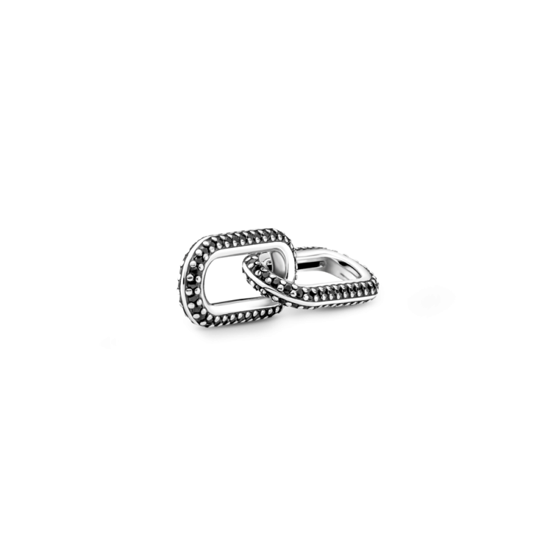 Eslabón Doble Pandora Me Pavé Negro 799660C03 | Joyería River