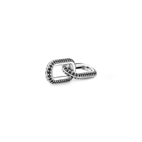 Eslabón Doble Pandora Me Pavé Negro 799660C03 | Joyería River