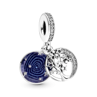 Charm Pandora Colgante Doble Árbol & Luna de la galaxia 799645C01 |...