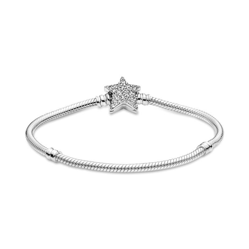 Pulsera Pandora Moments Cierre Estrella Asimétrica 599639C01 | Joye...