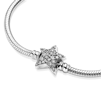 Pulsera Pandora Moments Cierre Estrella Asimétrica 599639C01 | Joye...