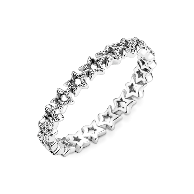 Anillo Pandora Banda de Estrellas Asimétricas 190029C00 | Joyería R...