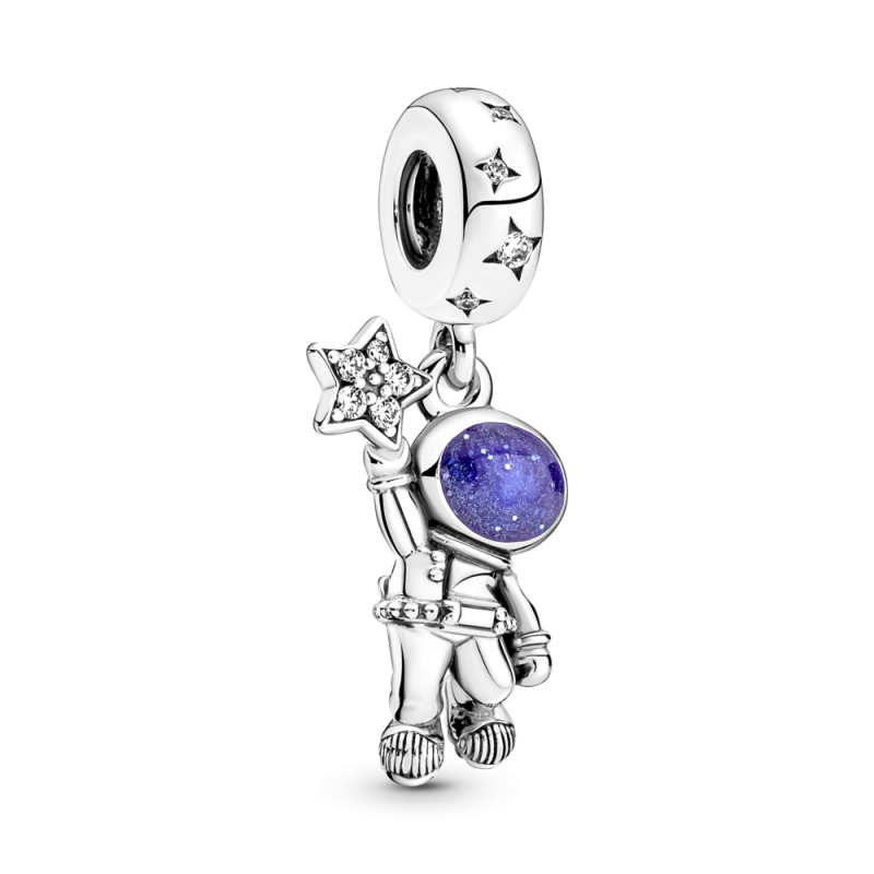 Charm Colgante Pandora Astronauta en la Galaxia 790030C01 | Joyería...