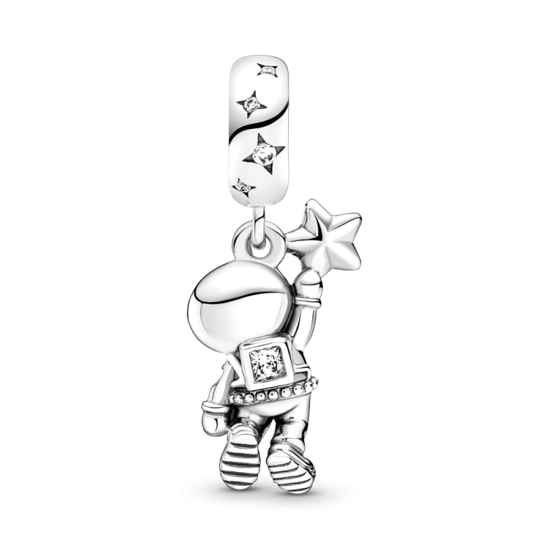 Charm Colgante Pandora Astronauta en la Galaxia 790030C01 | Joyería...