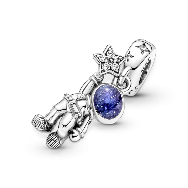 Charm Colgante Pandora Astronauta en la Galaxia 790030C01 | Joyería...