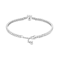 Pulsera Pandora Plata Corazón Brillante 590041C01 | Joyería River