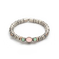 Pulsera Raive Plata Calcedonia y Circonitas AN-48 | Joyería River