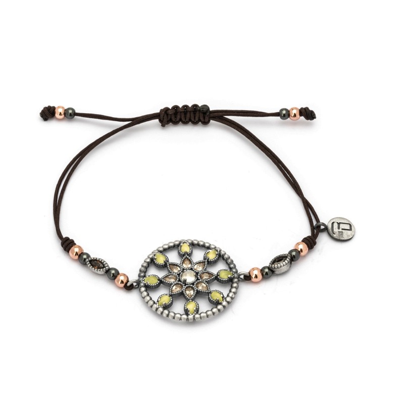 Pulsera Ojo de Gato, Piedra Luna y Circonitas MA-211 | Joyería River