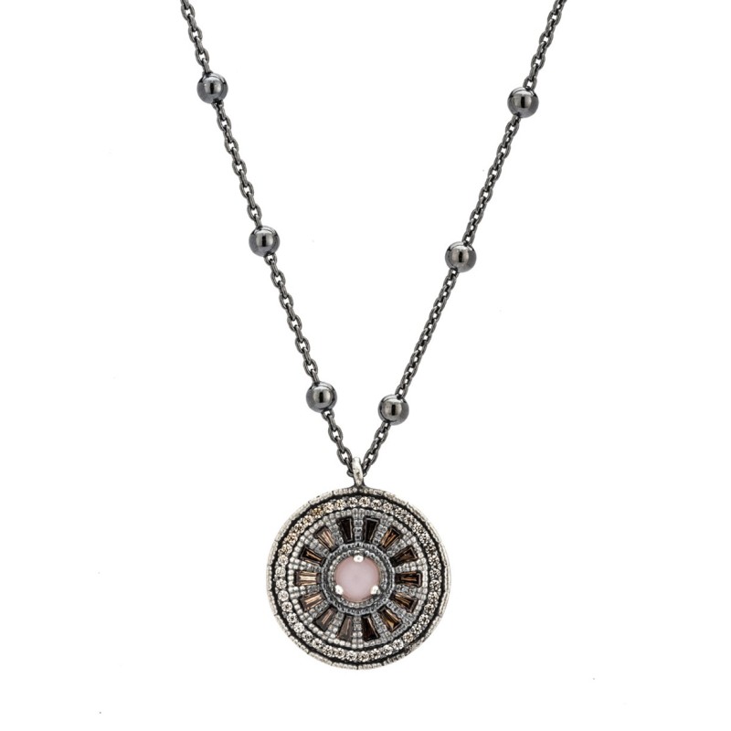 Colgante Raive Coral y Circonita C533 | Joyería River