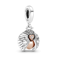 Charm Pandora Colgante Plata y Rosé Mariquita & Corazón Club 2022 7...