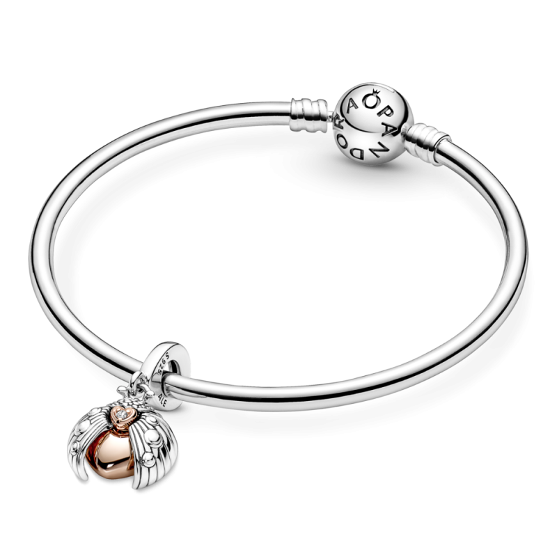 Charm Pandora Colgante Plata y Rosé Mariquita & Corazón Club 2022 7...