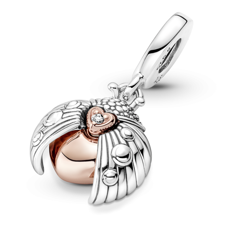 Charm Pandora Colgante Plata y Rosé Mariquita & Corazón Club 2022 7...