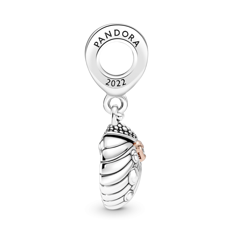 Charm Pandora Colgante Plata y Rosé Mariquita & Corazón Club 2022 7...