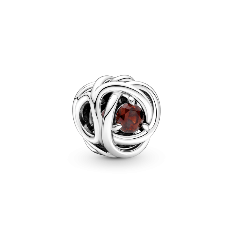 Charm Pandora Círculo Eternity Rojo 790065C06 | Joyería River