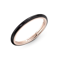 Anillo Pandora Me Rosé y Esmalte Negro 189655C01 | Joyería River