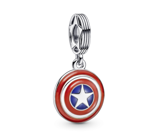 Charm Pandora plata Escudo Capitán América Los Vengadores de Marvel 790780C01