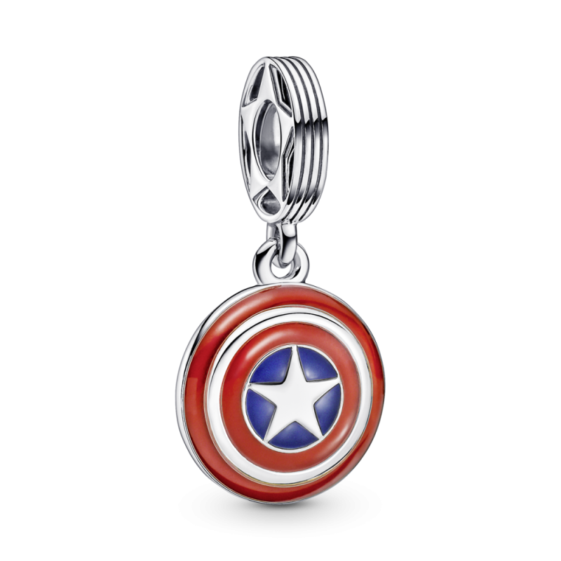 Charm Pandora plata Escudo Capitán América Los Vengadores de Marvel...