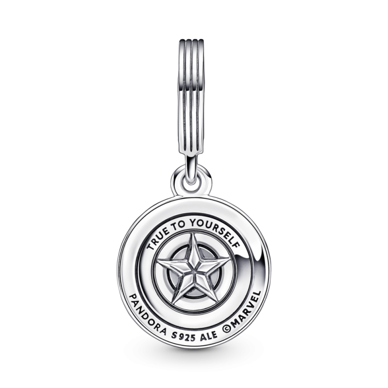 Charm Pandora plata Escudo Capitán América Los Vengadores de Marvel...
