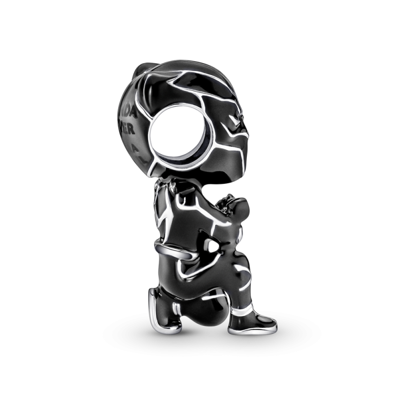 Charm Pandora en plata de ley Pantera Negra Los Vengadores de Marve...