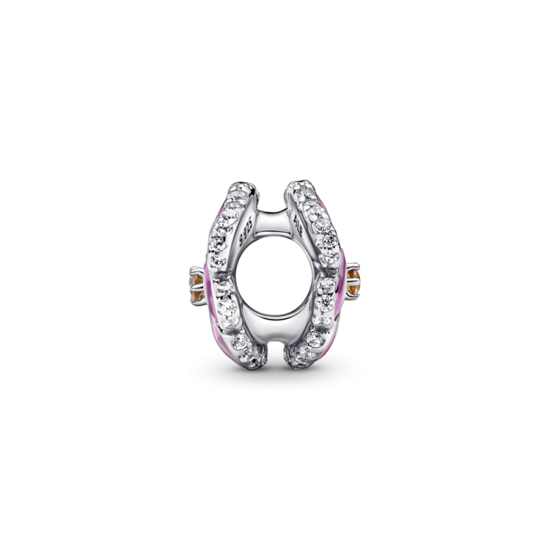 Charm Pandora plata Flor Pensamiento Rosa 790777C01 | Joyería River