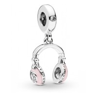 Charm Plata Auriculares Rosas 797902EN160 | Joyería River