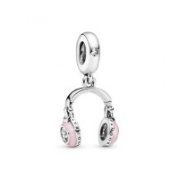 Charm Plata Auriculares Rosas 797902EN160 | Joyería River