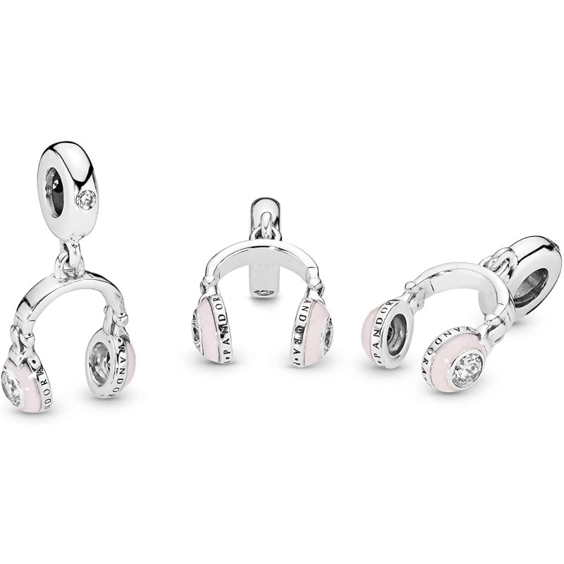 Charm Plata Auriculares Rosas 797902EN160 | Joyería River