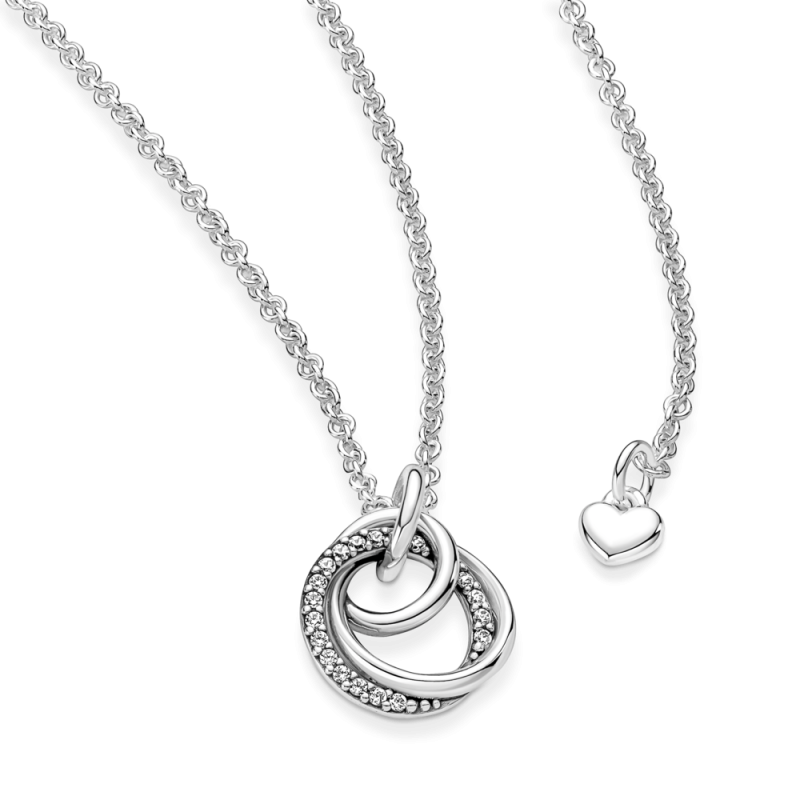 Colgante plata Círculo Familiar Siempre 391455C01 | Joyería River