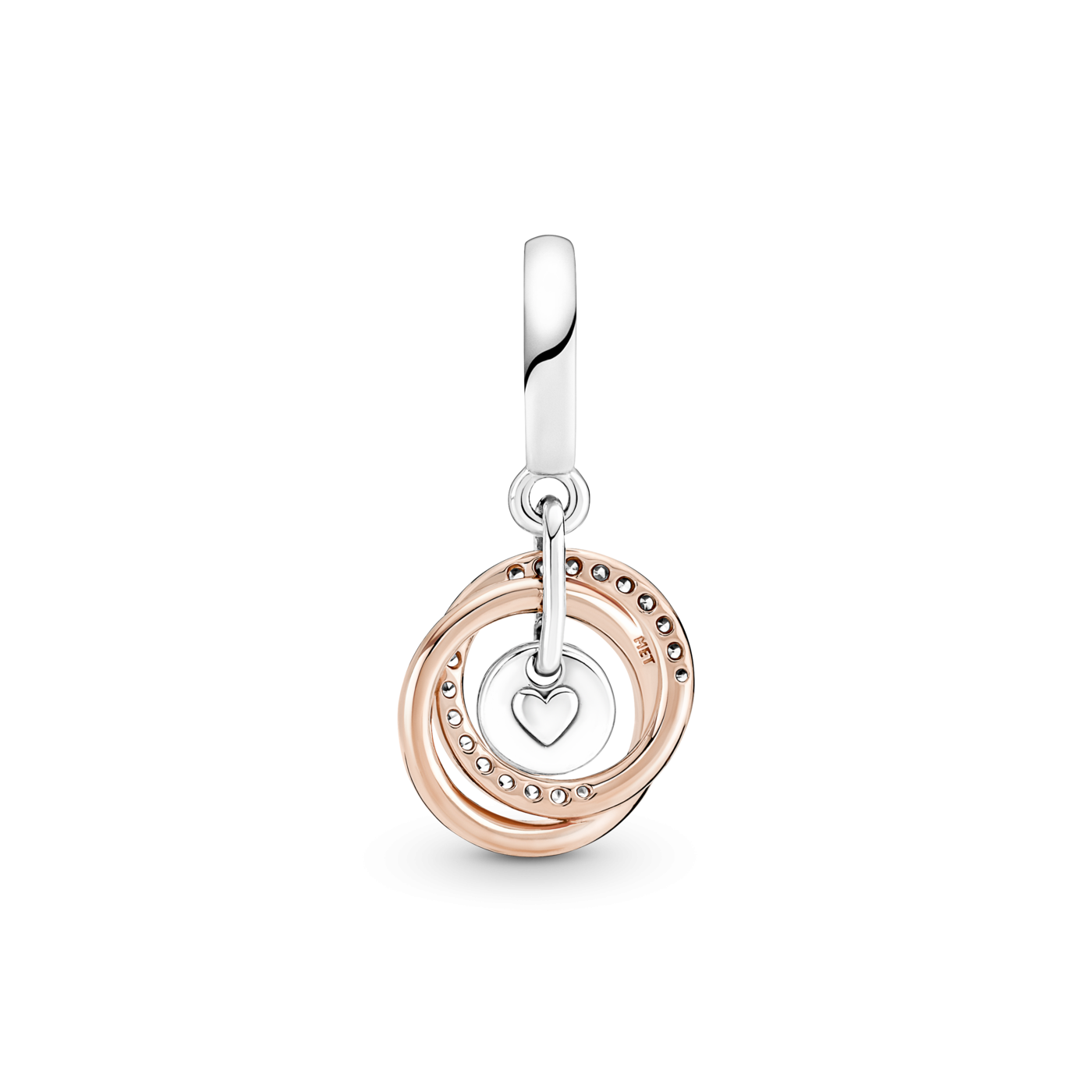 Charm Colgante plata y rosa Círculo Familiar Siempre 780797C01 | Jo...