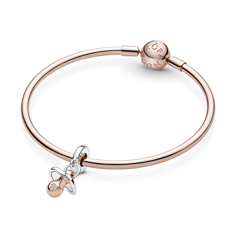 Charm Colgante Chupete Bebé Rosa 781490C01 | Joyería River