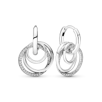 Pendientes aro plata Círculo Familiar Siempre 291156C01 | Joyería R...