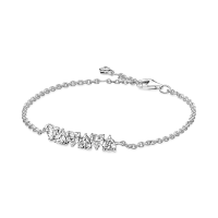 Pulsera Pandora plata Corazones Sin Fin Brillantes 591162C01 | Joye...